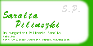 sarolta pilinszki business card